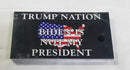Trump Nation Biden is Not My President American Flag Bumper Stickers Made in USA Maga Nation 100% American 3.75"x7.5"