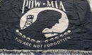POW MIA You Are Not Forgotten Jacquard Loom Woven Cotton Afghan Blanket Vietnam Veteran