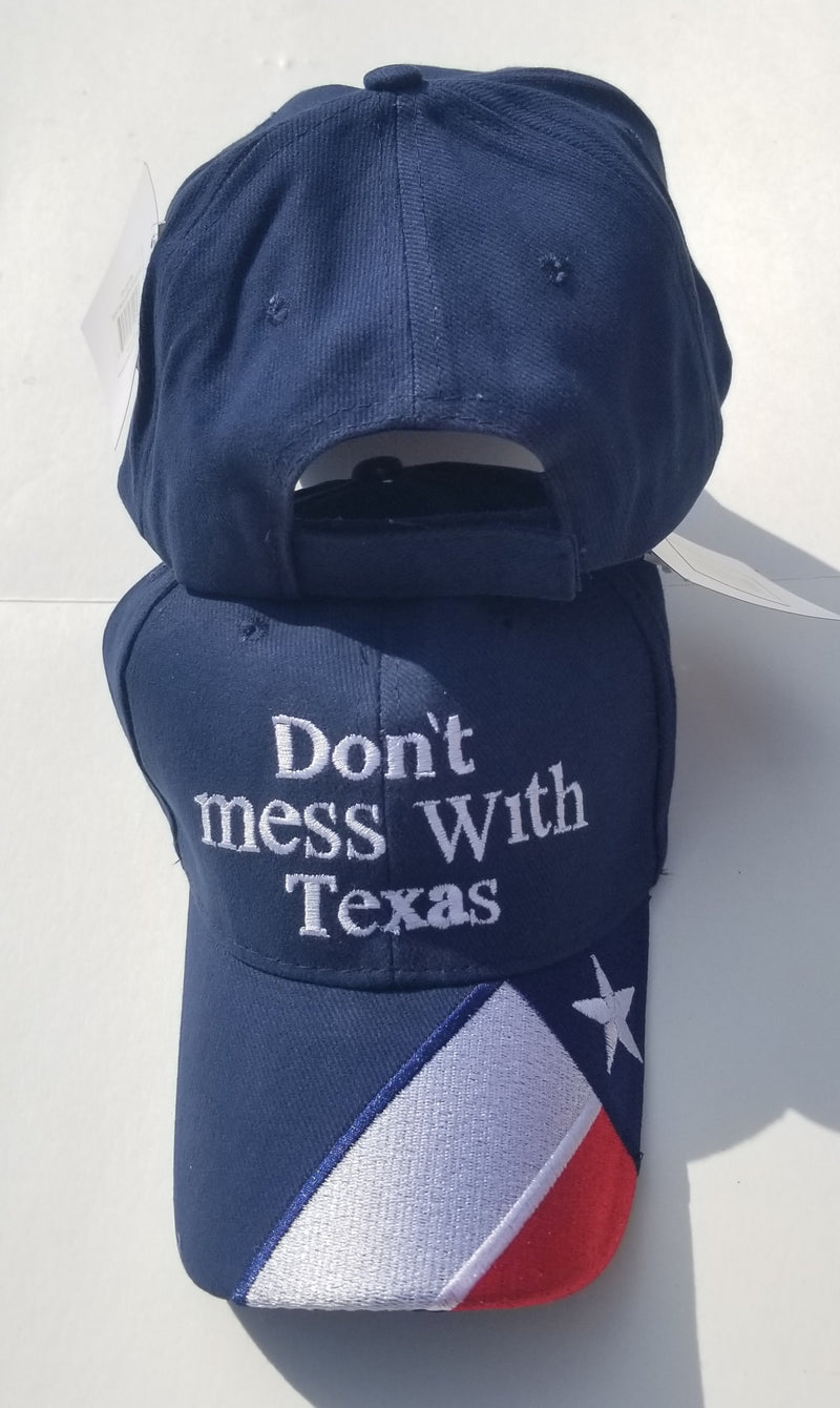 Don't Mess With Texas Embroidered Cap