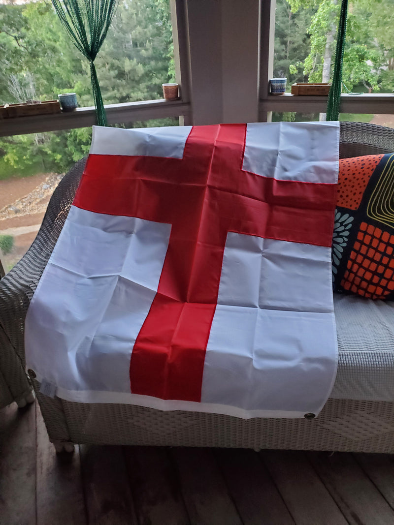 St George Cross of England 3x5 Feet Flags 100% Cotton