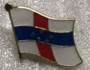 Netherlands Antilles Wavy Lapel Pin