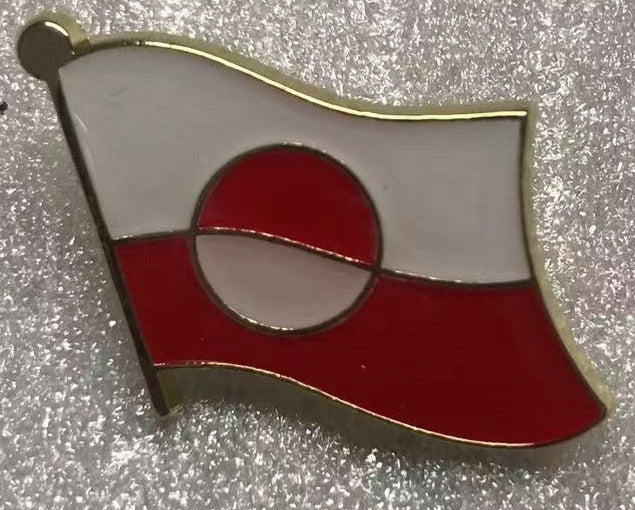 Greenland Wavy Lapel Pin