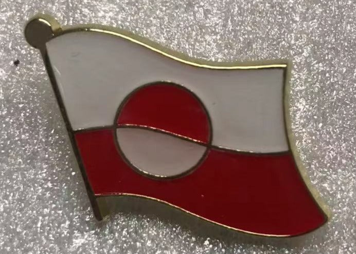 Greenland Wavy Lapel Pin