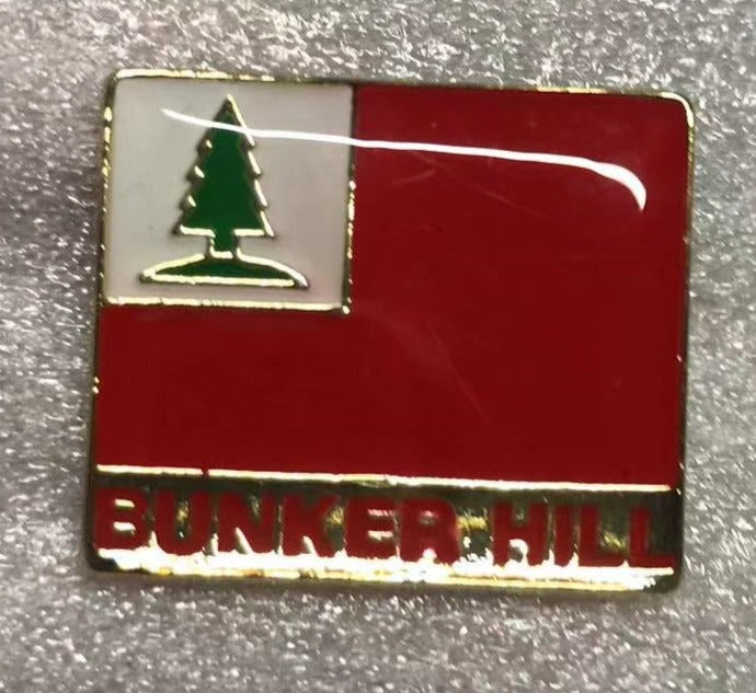 Bunker Hill Lapel Pin "NEW ENGLAND CONTINENTAL" (ONLY PINE TREE IN CANTON)