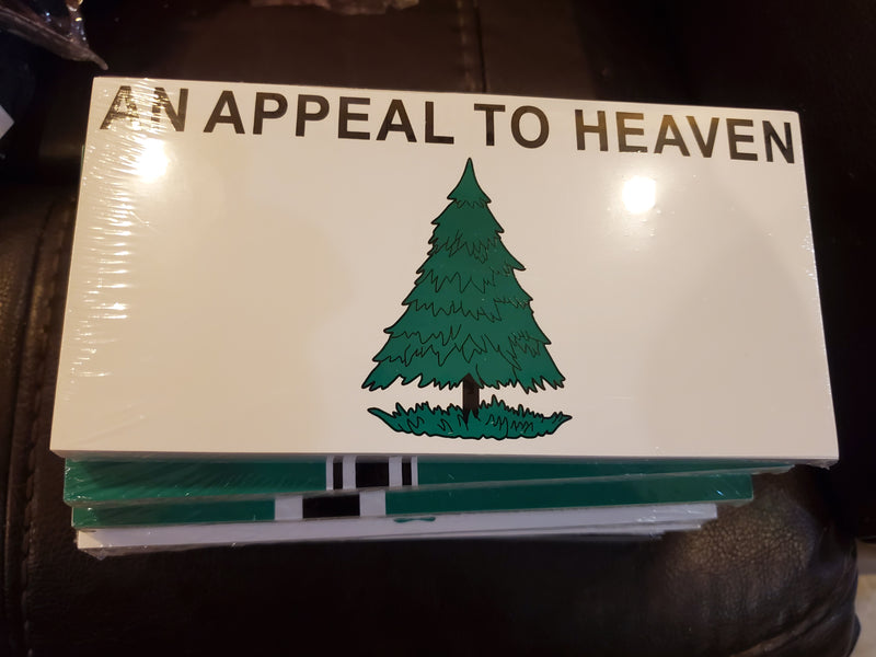 An Appeal To Heaven Bumper Stickers Washington's Cruisers American Christian 3.75"x7.5" Made in USA