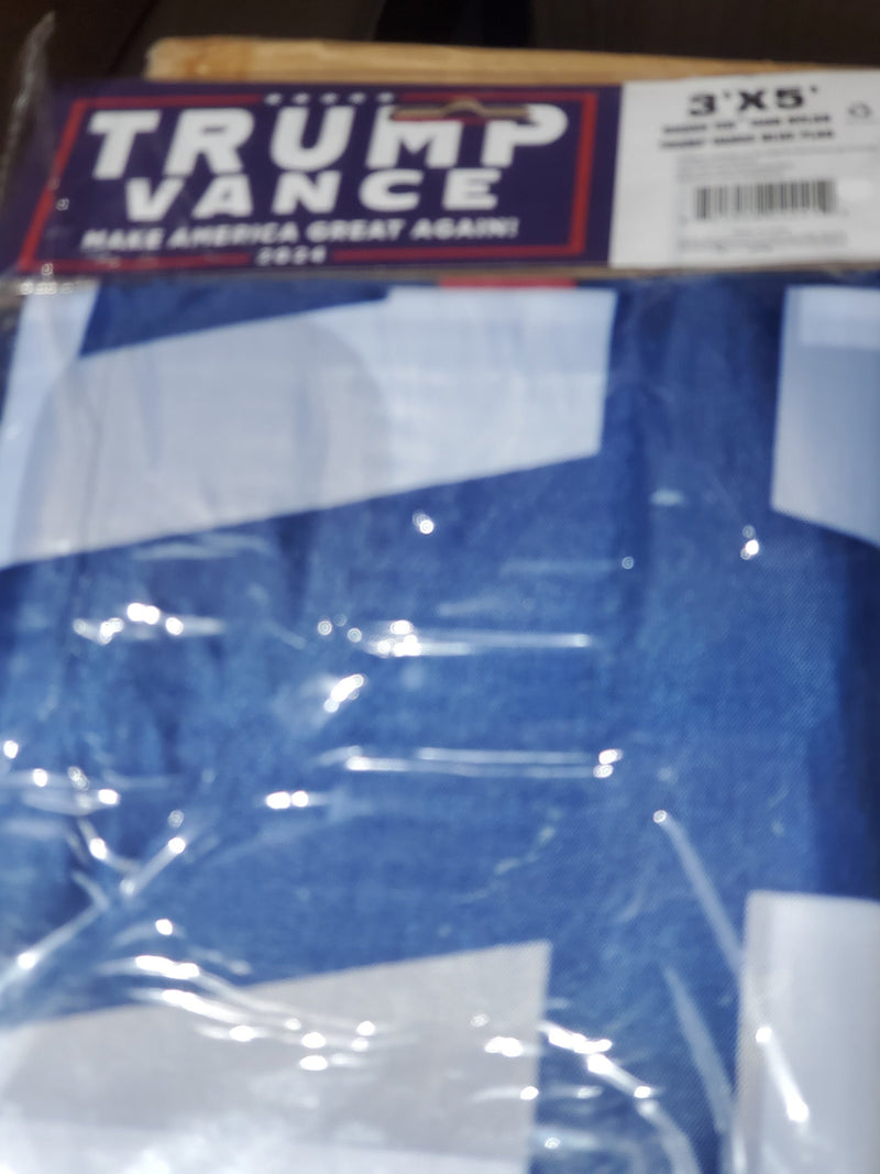 Trump Vance 2024 Blue Make America Great Again! '24 3x5 Flag Rough Tex 150D Nylon in Stock MAGA Nation