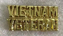 Vietnam Veteran Gold Lapel Pin