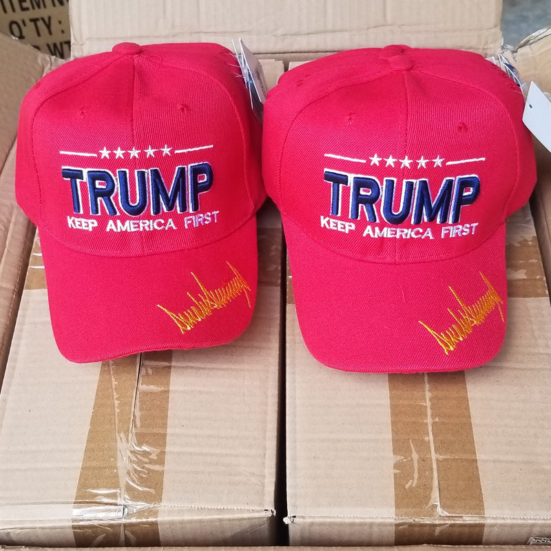 Trump Top Selling 2024 Caps Mixed Designs Assorted Styles Hats Hot Sales USA American