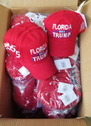 Florida For Trump Caps Red Hats 24 Pack