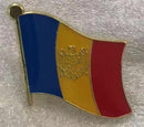 Moldova Wavy Lapel Pin