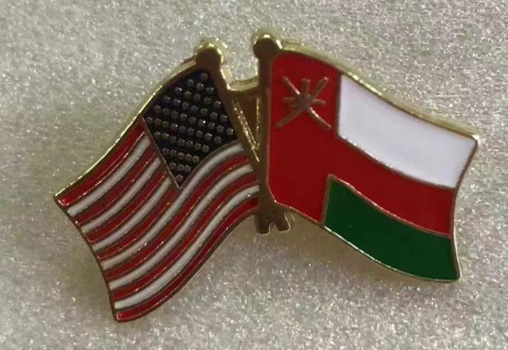 USA & Oman Friendship Lapel Pin