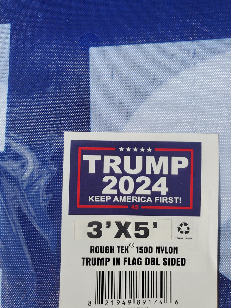 Trump 2024 Nylon Flags Keep America First 45th President 3x5 Feet Double Sided Nylon 150D Rough Tex