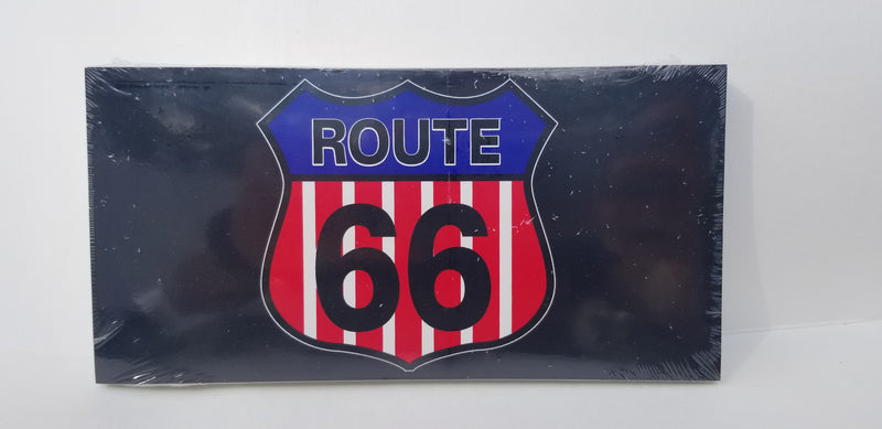 Route 66 Blackout American Made Bumper Stickers Wholesale Pack of 50 (3.75"x7.5") Made in USA