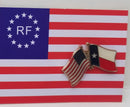USA Texas Friendship Lapel Pin American Texas Pins