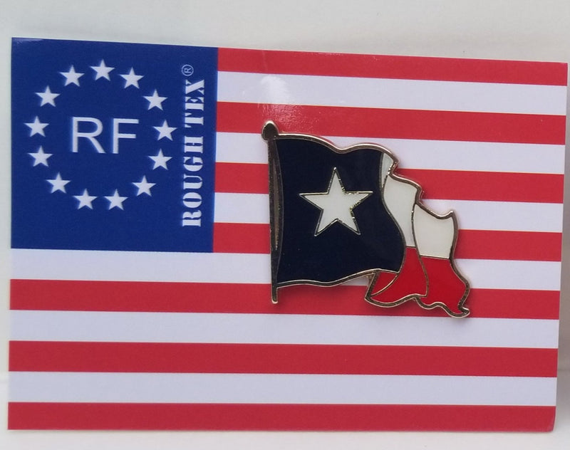 Texas Waving Flag Lapel Pin