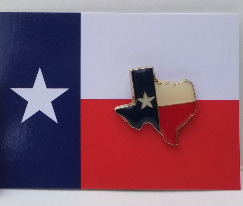 Texas State Map Lapel Pin