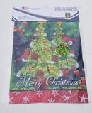 Merry Christmas Trees 12"x18" 100D ROUGH TEX® Double Sided Garden Flag