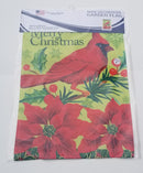 Merry Christmas Cardinal 12"x18" 100D ROUGH TEX® Double Sided Garden Flag