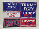 Trump Won Made in USA Six Pack American Bumper Stickers