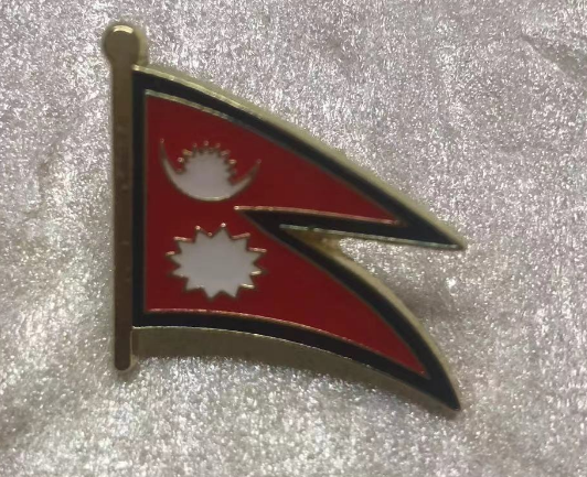 Nepal Flag Lapel Pin