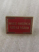 Make America Great Again Red Rectangle Lapel Pin MAGA