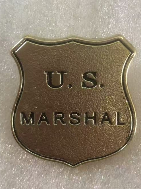 US Marshal Shield Badge Lapel Pin