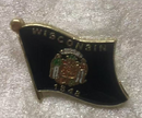 Wisconsin Wavy Lapel Pin