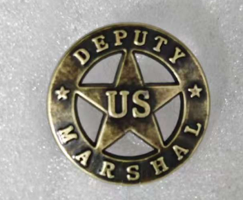 US Deputy Marshal Round Lapel Pin