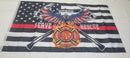 Honor Serve Rescue US Fire Memorial 3'x5' Flag ROUGH TEX® 100D