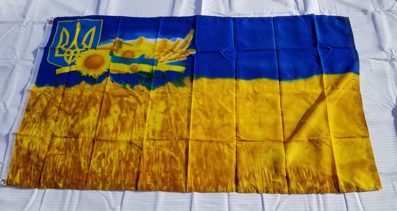 Ukraine Heritage Official Supporter 3x5 Feet Ukraine Banner 100D Flags
