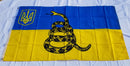 Liberty Ukraine Trident Gadsden Official Supporter 3x5 Feet Ukraine Flags 100D