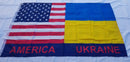 America Ukraine United I Stand With Ukrainian People Banner United States Stand Ukraine Flags 3'x5' Feet 100D Rough Tex USA