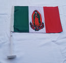 Mexico Virgen De Guadalupe 12"x18" Car Flag ROUGH TEX® Knit Double Sided