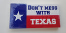 DON'T MESS WITH TEXAS OFFICIAL BUMPER STICKER PACK OF 50 BUMPER STICKERS MADE IN USA WHOLESALE BY THE PACK OF 50!