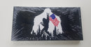 U.S.A. Flag Bigfoot Sasquatch Bumper Stickers Made in USA