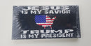 Jesus Is My Savior Trump Is My President USA Map Bumper Stickers Made in USA