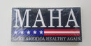 MAHA Make America Healthy Again USA Bumper Stickers Made in USA