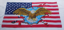 USA Eagle Beach Towel Cotton Polyester
