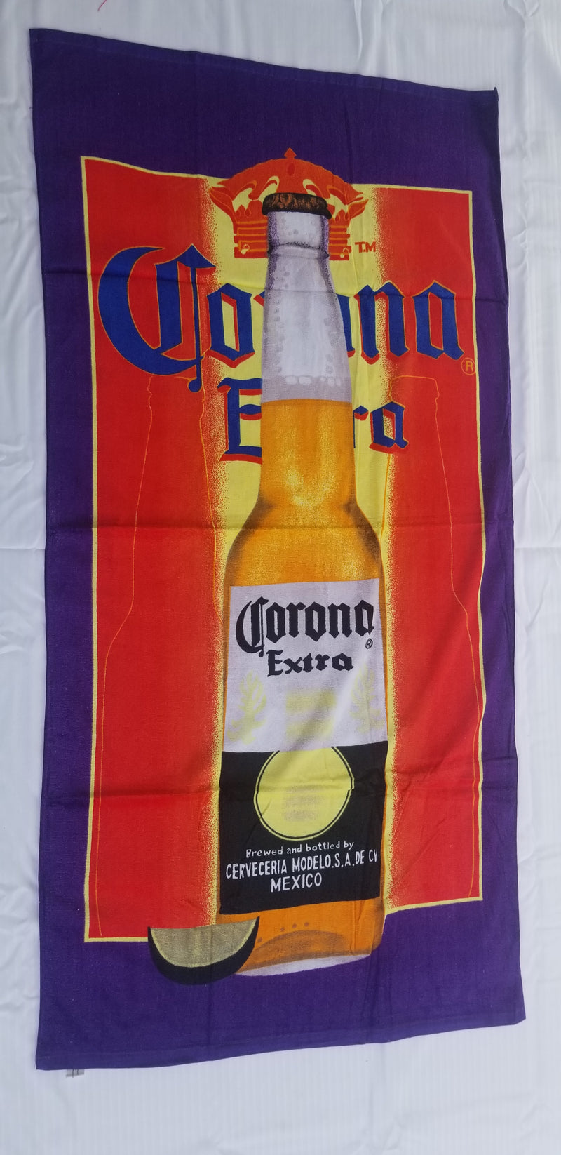 Corona Extra Beach Towel Cotton Polyester