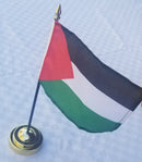 Palestine Desk Set 4x6 Inches Flags & Bases 12 Pack