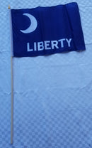 Colonial American Mixed Dozen 12x18 Inch Stick Flags One of Each 1776 Era Flags