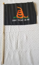 Colonial American Mixed Dozen 12x18 Inch Stick Flags One of Each 1776 Era Flags