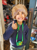 American Heritage Soft Brown Fur Coon Skinned Hats Davy Crockett Daniel Boone Hats Winter Warm Sale