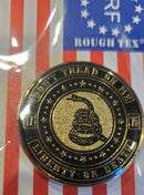 American 1776 Patriot Don't Tread on Me Liberty or Death Pins Bicentennial Commemorative Design