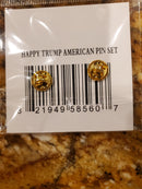 Happy Trump American Flag Collectible Pin Set "America's Back! Collection" Limited Edition In Stock