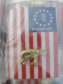 Grand Old Party GOP Golden Elephant Republican Party Cloisonne Lapel Pins