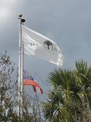 Jekyll Island Georgia USA Official Flags & Georgia State Flags Brass Grommets Made to Order