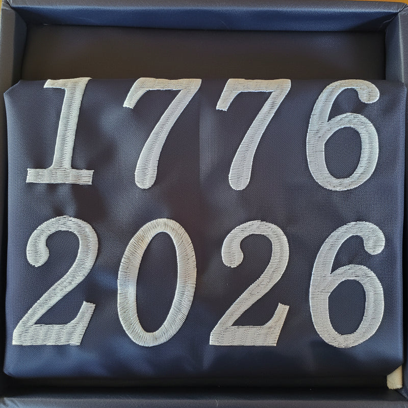 Betsy Ross 1776-2026 Embroidered Flag 4x6 | 250th Anniversary