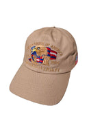 USA 250th Anniversary Cap | Khaki Desert Tan | Liberty Bell, Eagle & Statue of Liberty | Limited Military Edition 1776–2026