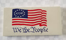 Thirteen Packs of 50 Bumper Stickers Betsy Ross American 250th Anniversary Themed Hot Sellers 3.5"x7.5" Inches 650 Total Retail Value $1500+